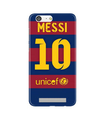 Messi Mobile Back Case for Gionee M5  (Design - 172)