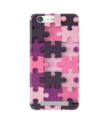 Puzzle Mobile Back Case for Gionee M5 (Design - 199)