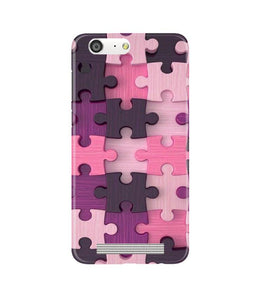 Puzzle Case for Gionee M5 (Design - 199)