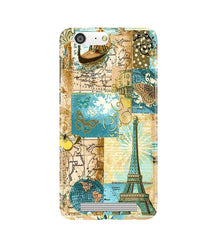 Travel Eiffel Tower Mobile Back Case for Gionee M5 (Design - 206)