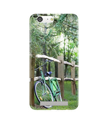 Bicycle Mobile Back Case for Gionee M5 (Design - 208)