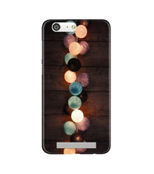 Party Lights Mobile Back Case for Gionee M5 (Design - 209)