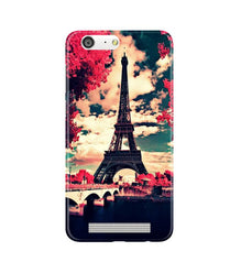 Eiffel Tower Mobile Back Case for Gionee M5 (Design - 212)