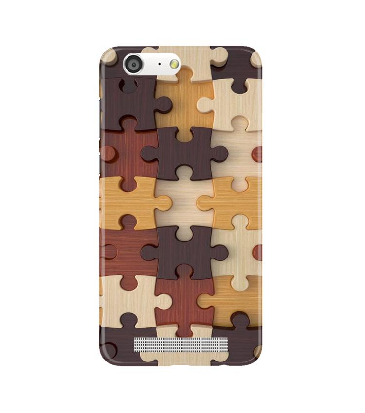 Puzzle Pattern Case for Gionee M5 (Design No. 217)