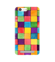 Colorful Square Mobile Back Case for Gionee M5 (Design - 218)