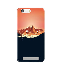 Mountains Mobile Back Case for Gionee M5 (Design - 227)