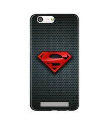 Superman Mobile Back Case for Gionee M5 (Design - 247)