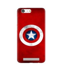 Captain America Mobile Back Case for Gionee M5 (Design - 249)