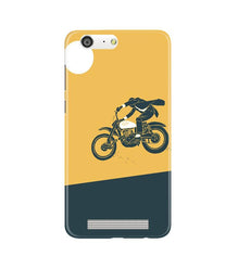 Bike Lovers Mobile Back Case for Gionee M5 (Design - 256)