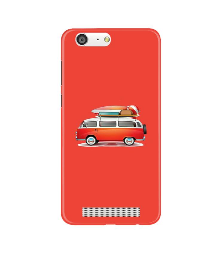 Travel Bus Case for Gionee M5 (Design No. 258)