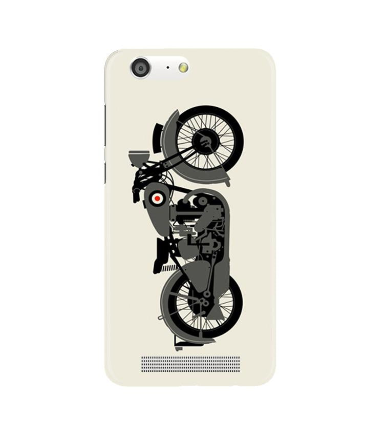 MotorCycle Case for Gionee M5 (Design No. 259)