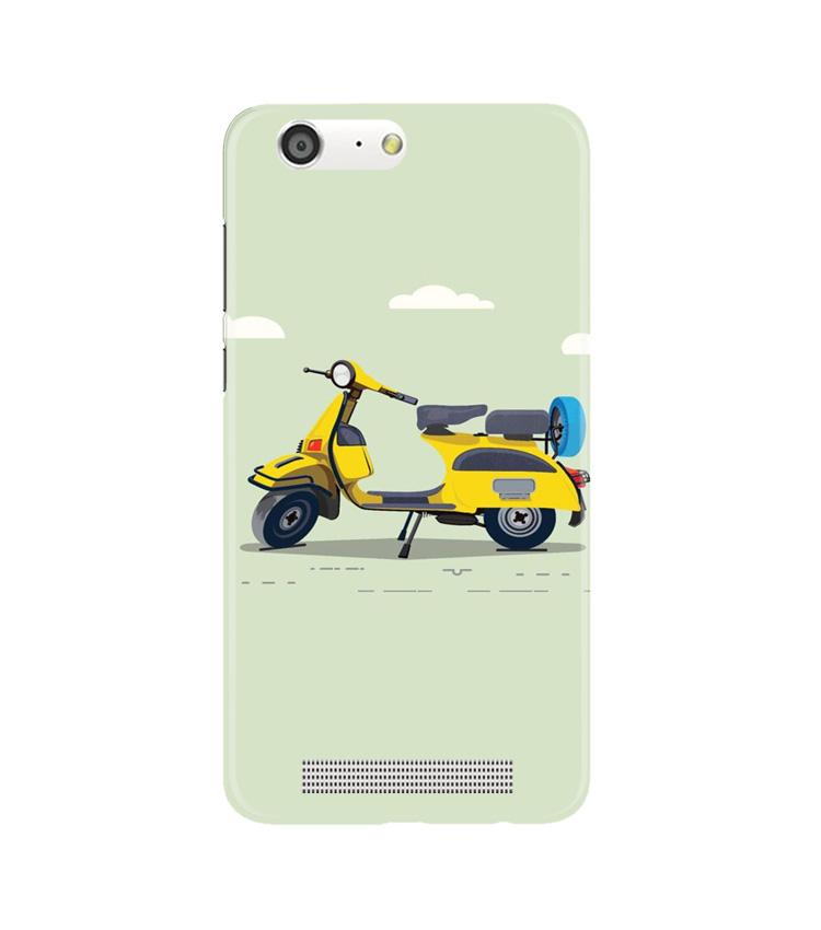 Vintage Scooter Case for Gionee M5 (Design No. 260)