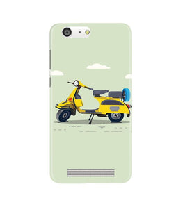 Vintage Scooter Case for Gionee M5 (Design No. 260)