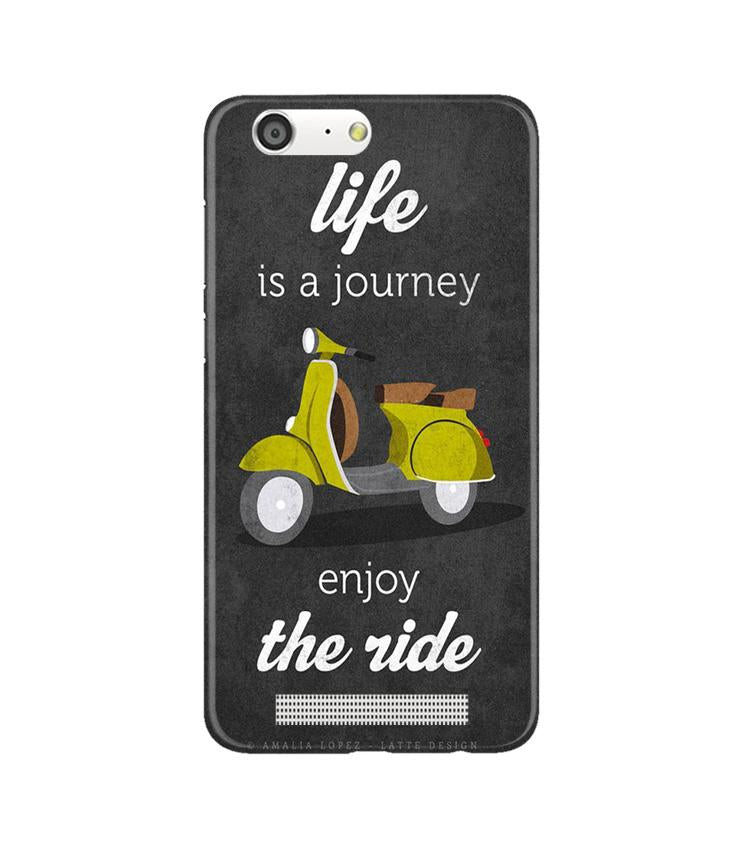 Life is a Journey Case for Gionee M5 (Design No. 261)