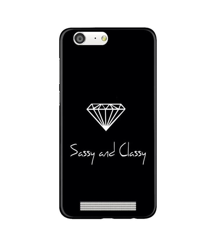 Sassy and Classy Case for Gionee M5 (Design No. 264)