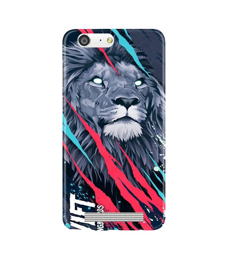Lion Case for Gionee M5 (Design No. 278)