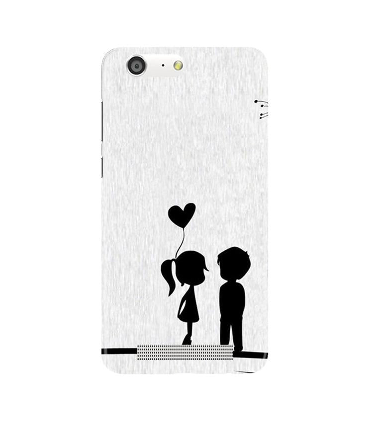 Cute Kid Couple Case for Gionee M5 (Design No. 283)