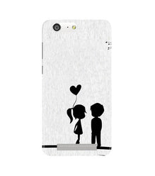 Cute Kid Couple Mobile Back Case for Gionee M5 (Design - 283)