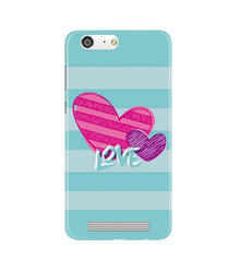 Love Mobile Back Case for Gionee M5 (Design - 299)