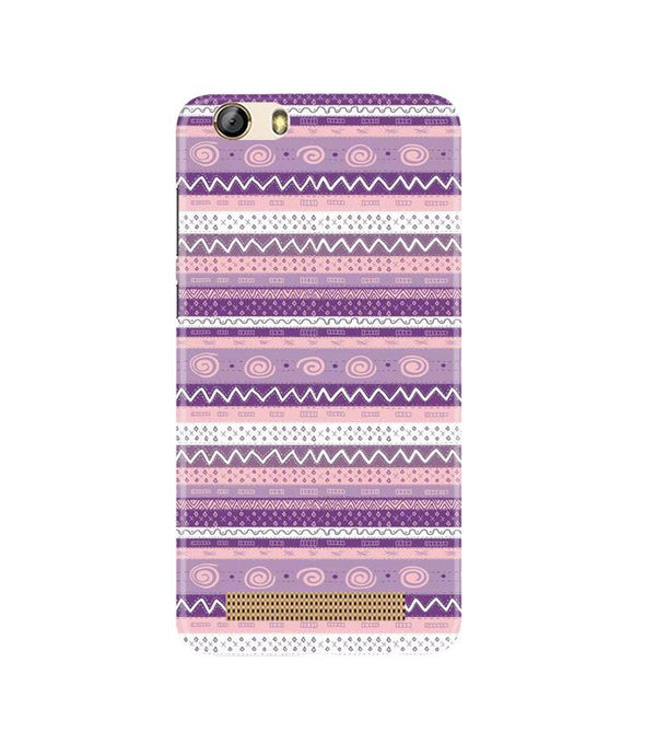 Zigzag line pattern3 Case for Gionee M5 Lite