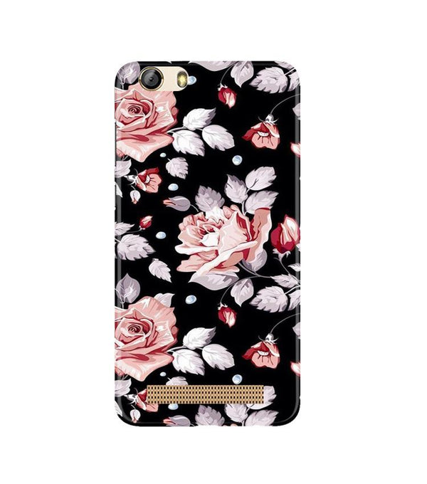 Pink rose Case for Gionee M5 Lite