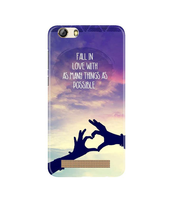 Fall in love Case for Gionee M5 Lite