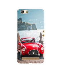 Vintage Car Mobile Back Case for Gionee M5 Lite (Design - 51)