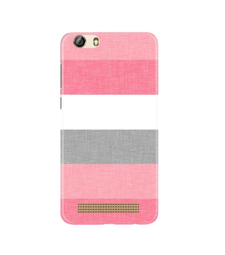 Pink white pattern Case for Gionee M5 Lite