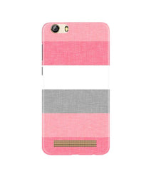 Pink white pattern Mobile Back Case for Gionee M5 Lite (Design - 55)