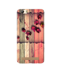 Wooden look2 Mobile Back Case for Gionee M5 Lite (Design - 56)