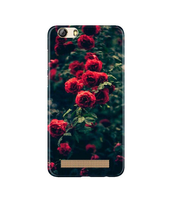 Red Rose Case for Gionee M5 Lite