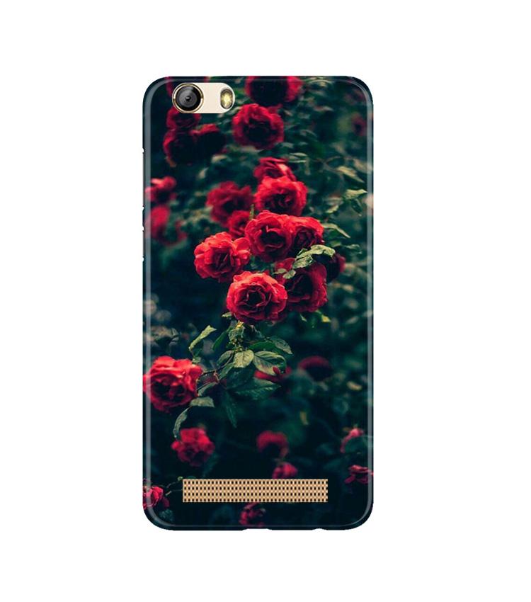 Red Rose Case for Gionee M5 Lite
