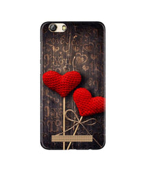 Red Hearts Mobile Back Case for Gionee M5 Lite (Design - 80)