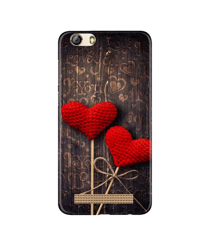 Red Hearts Case for Gionee M5 Lite