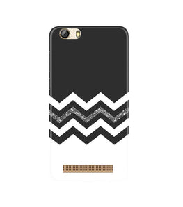 Black white Pattern2Case for Gionee M5 Lite