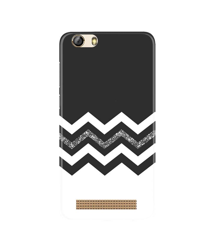 Black white Pattern2Case for Gionee M5 Lite