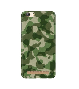 Army Camouflage Case for Gionee M5 Lite(Design - 106)