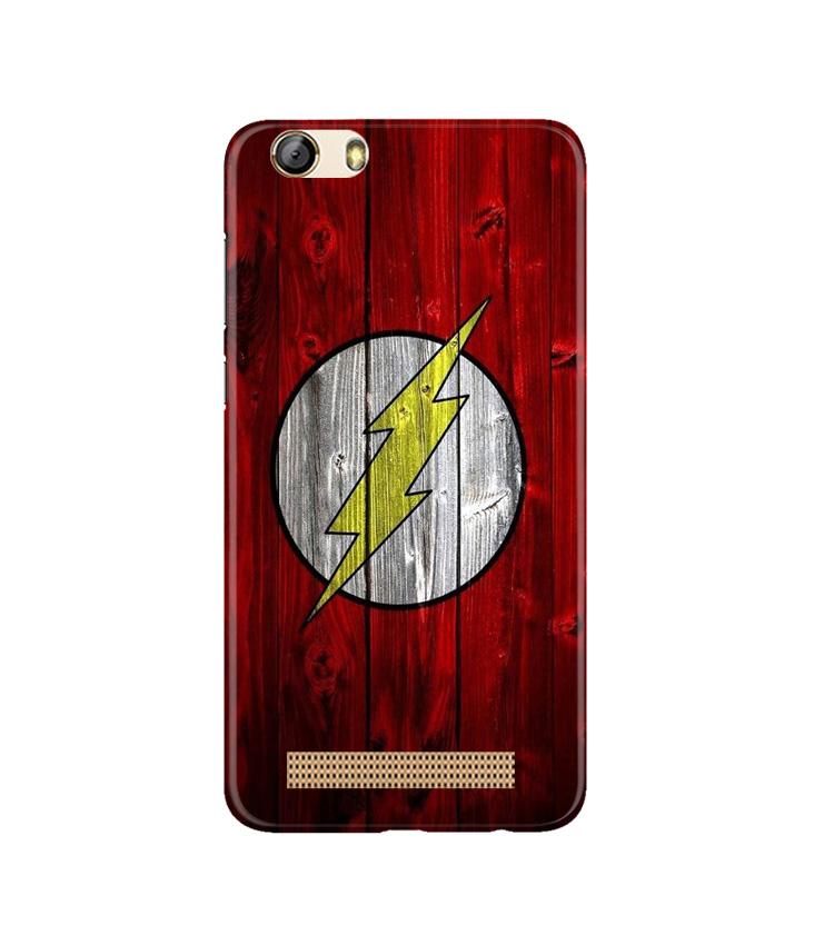 Flash Superhero Case for Gionee M5 Lite  (Design - 116)