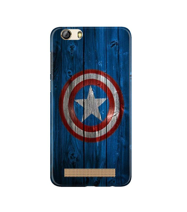 Captain America Superhero Case for Gionee M5 Lite  (Design - 118)