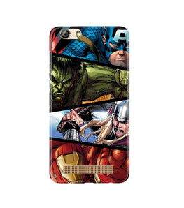 Avengers Superhero Case for Gionee M5 Lite(Design - 124)