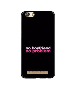 No Boyfriend No problem Case for Gionee M5 Lite(Design - 138)