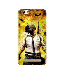 Pubg Mobile Back Case for Gionee M5 Lite  (Design - 180)