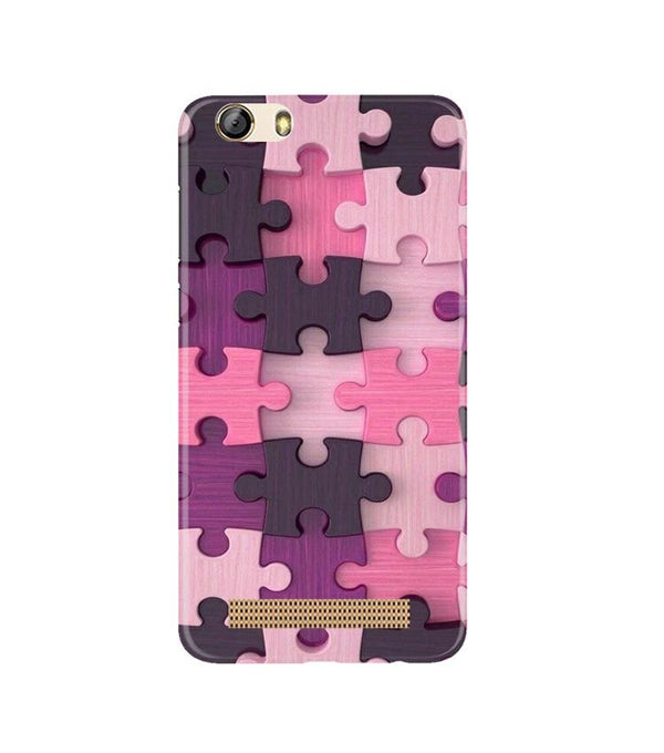 Puzzle Case for Gionee M5 Lite (Design - 199)