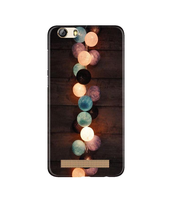 Party Lights Case for Gionee M5 Lite (Design No. 209)