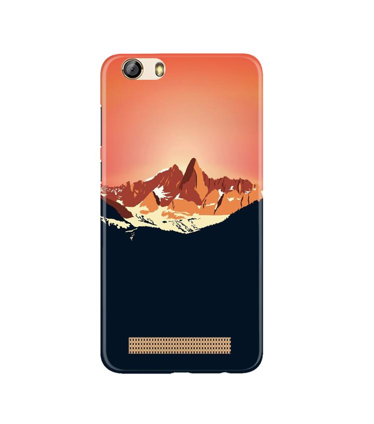 Mountains Case for Gionee M5 Lite (Design No. 227)