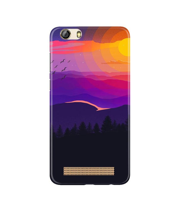 Sun Set Case for Gionee M5 Lite (Design No. 279)