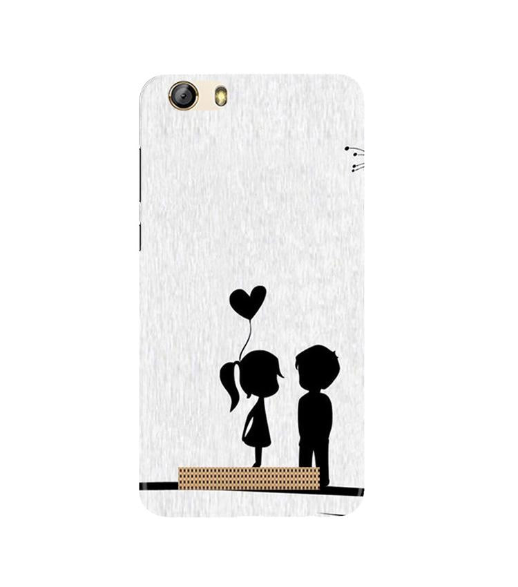 Cute Kid Couple Case for Gionee M5 Lite (Design No. 283)