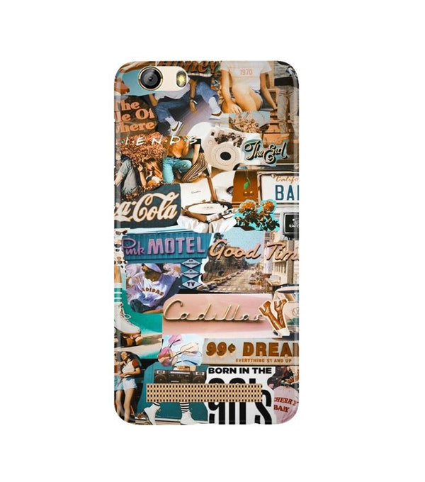 Vintage Design Case for Gionee M5 Lite (Design No. 284)