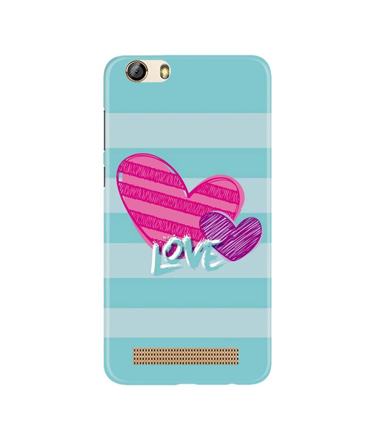 Love Case for Gionee M5 Lite (Design No. 299)