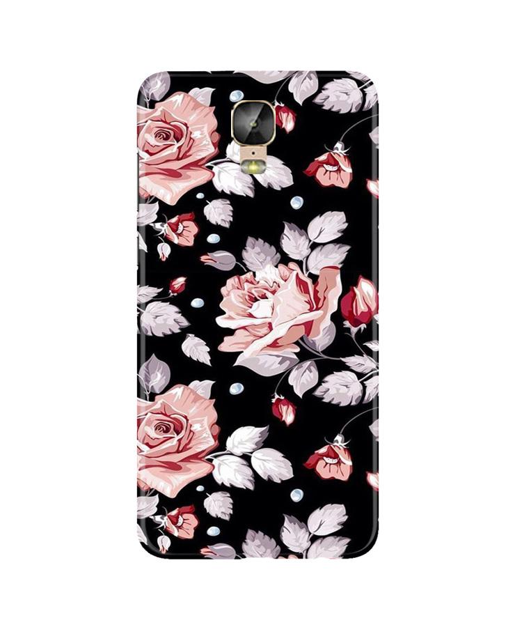 Pink rose Case for Gionee M5 Plus